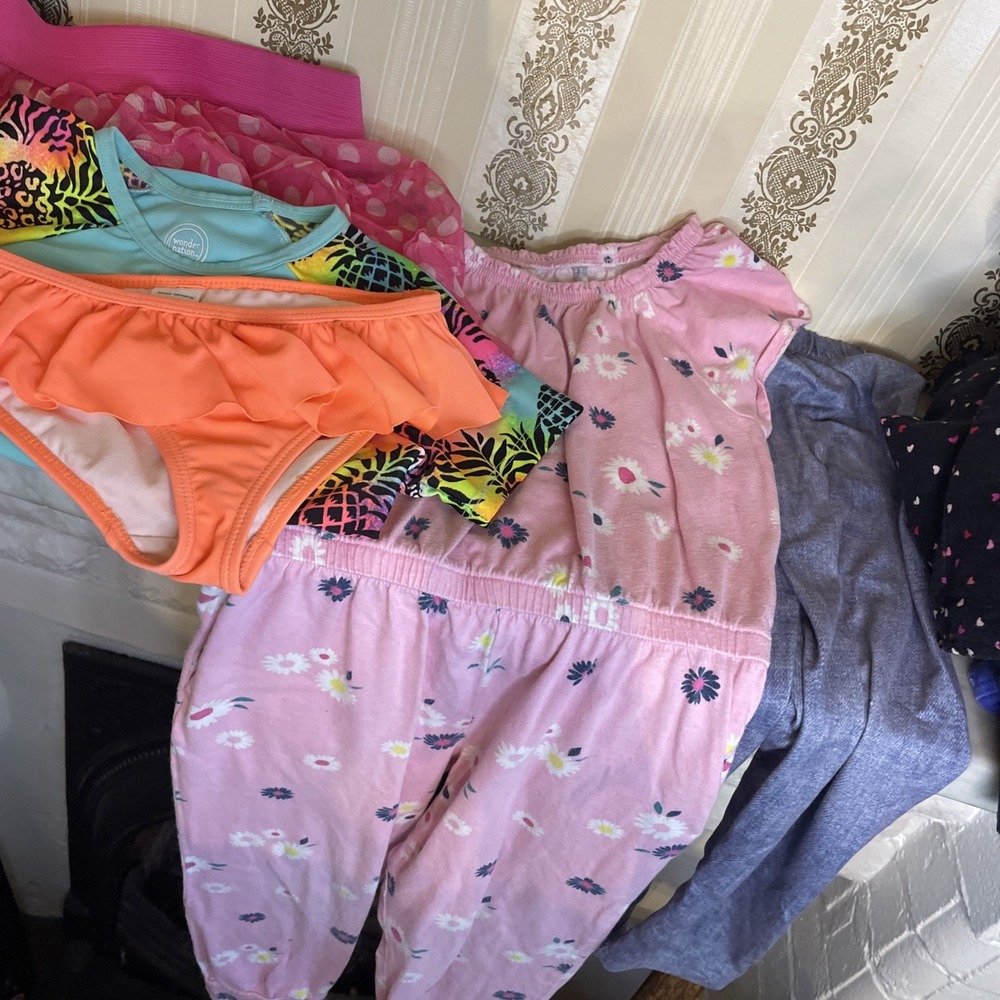 Girls Size 5/6 Clothing Lot Skirt Swim Pants Outfit